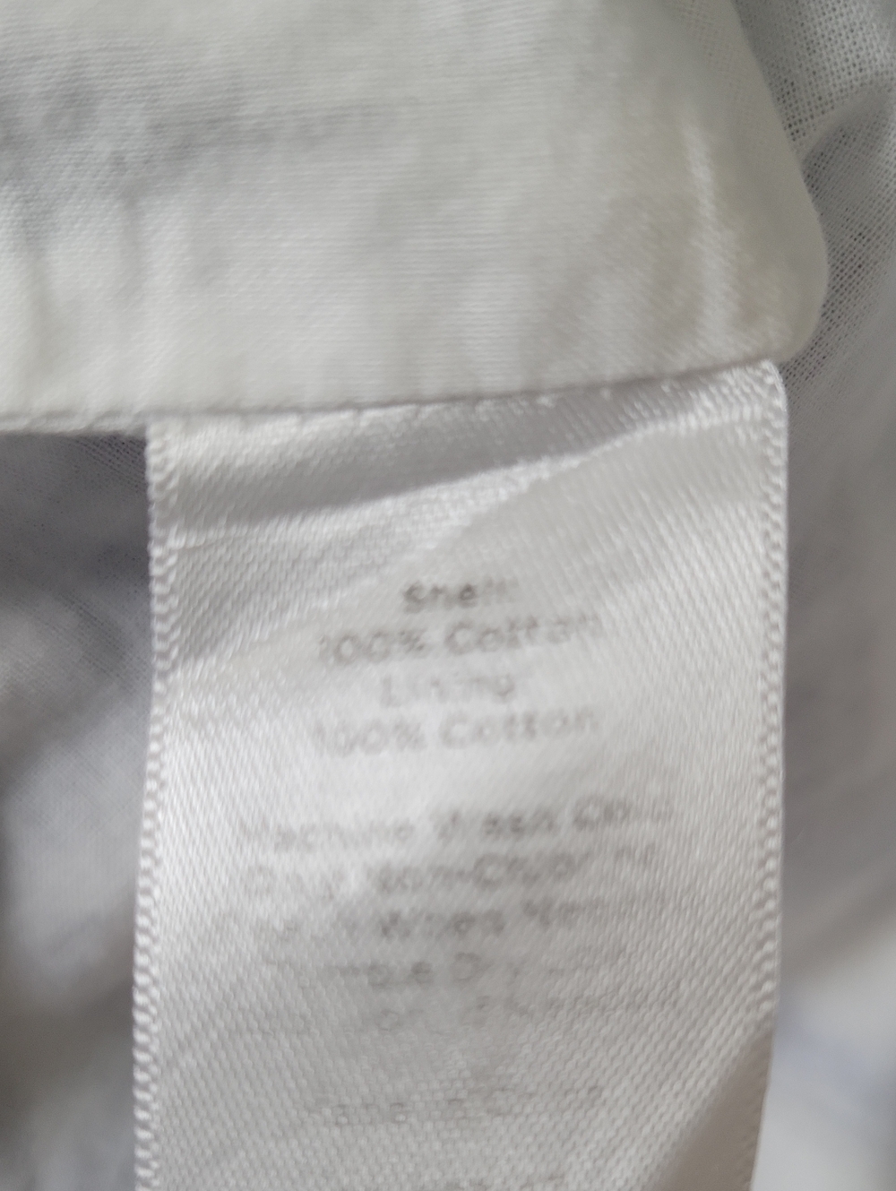 Talbots White Blue Medallion Tile Print Sleeveless Top Size 10 - Picture 7 of 7
